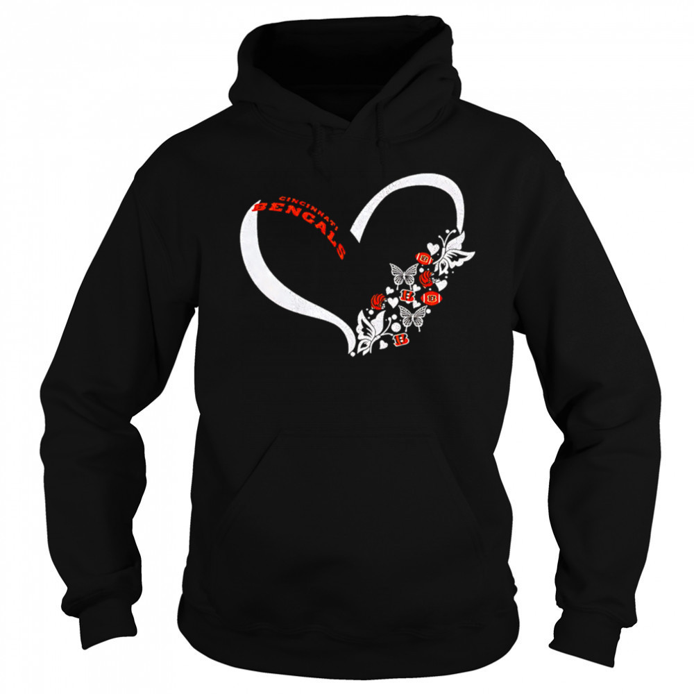 Butterflies in my stomach cincinnatI bengals NFL shirt Sweatshirt