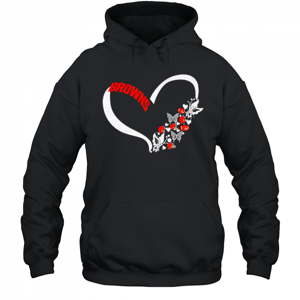 Butterflies in my stomach Cleveland browns NFL shirt Hoodie
