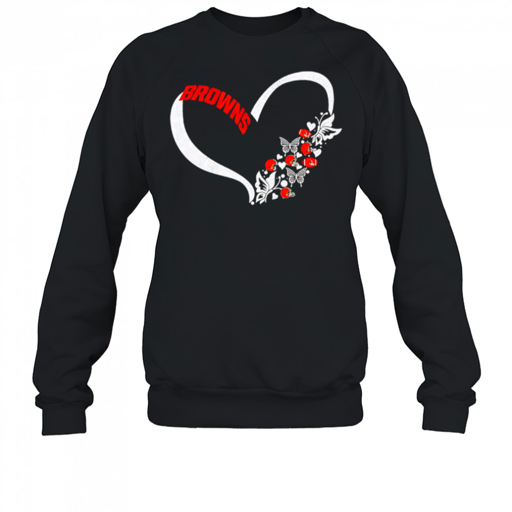 Butterflies in my stomach Cleveland browns NFL shirt Sweatshirt