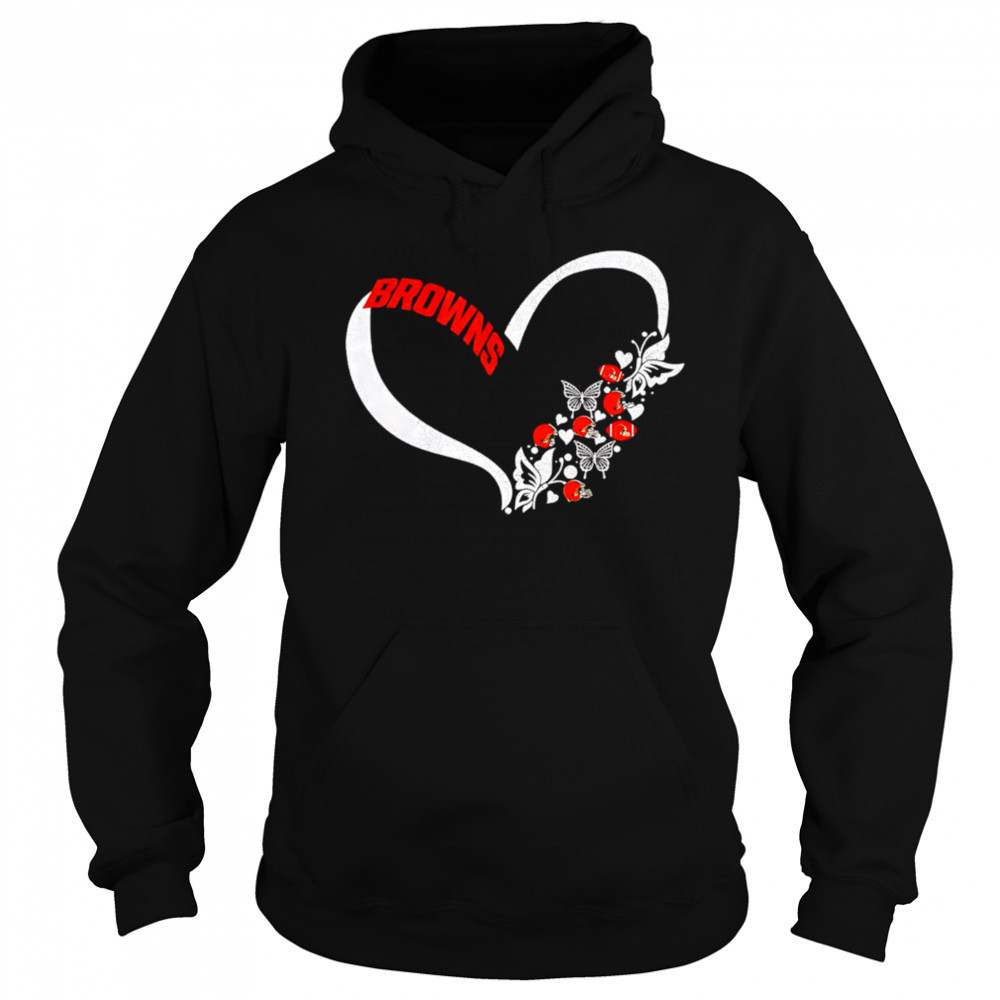 Butterflies in my stomach Cleveland browns NFL shirt Sweatshirt