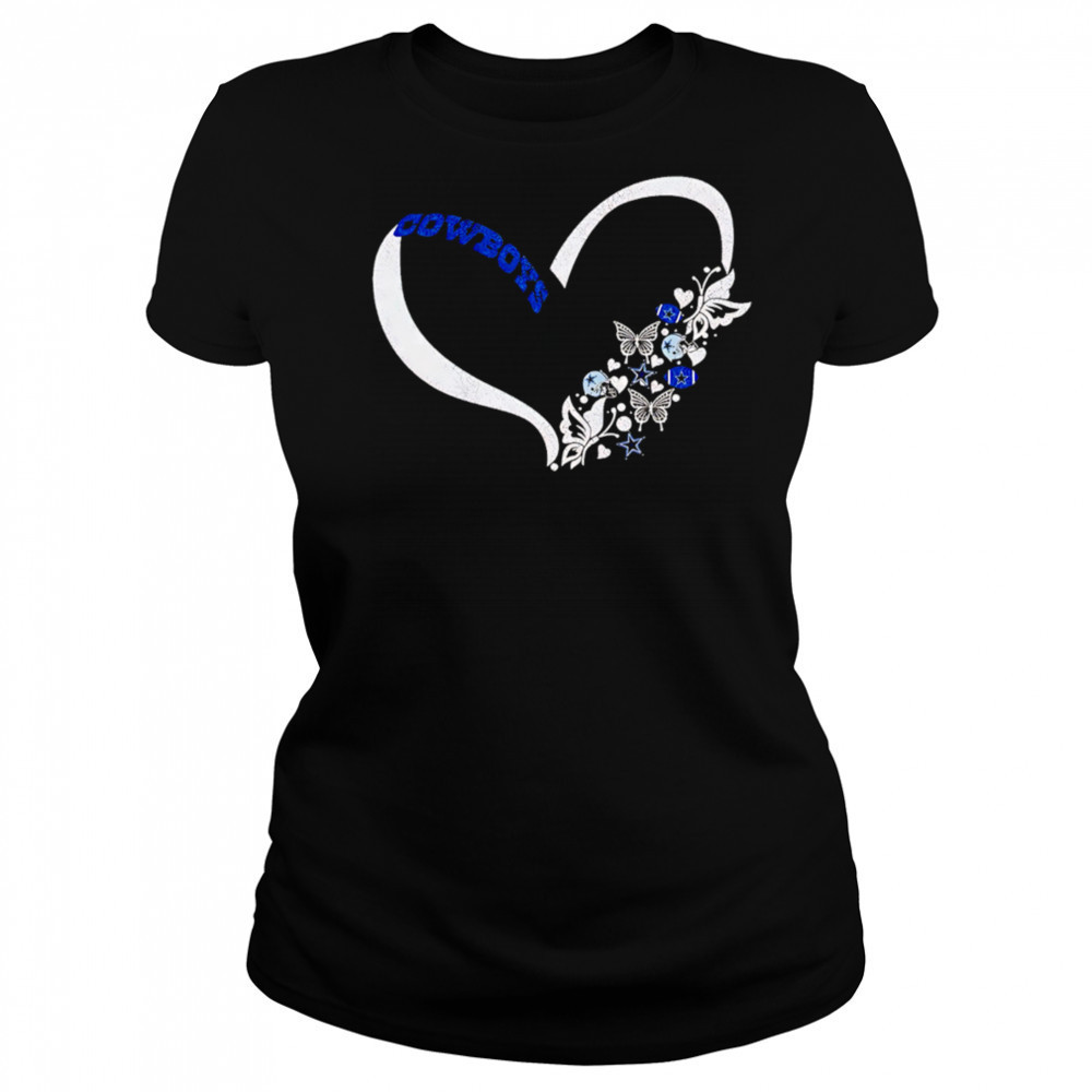 Butterflies in my stomach Dallas Cowboys NFL shirt Women's T-shirt