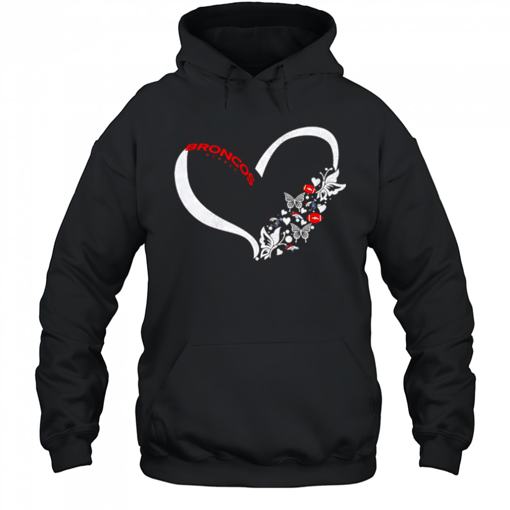 Butterflies in my stomach denver broncos NFL shirt Hoodie