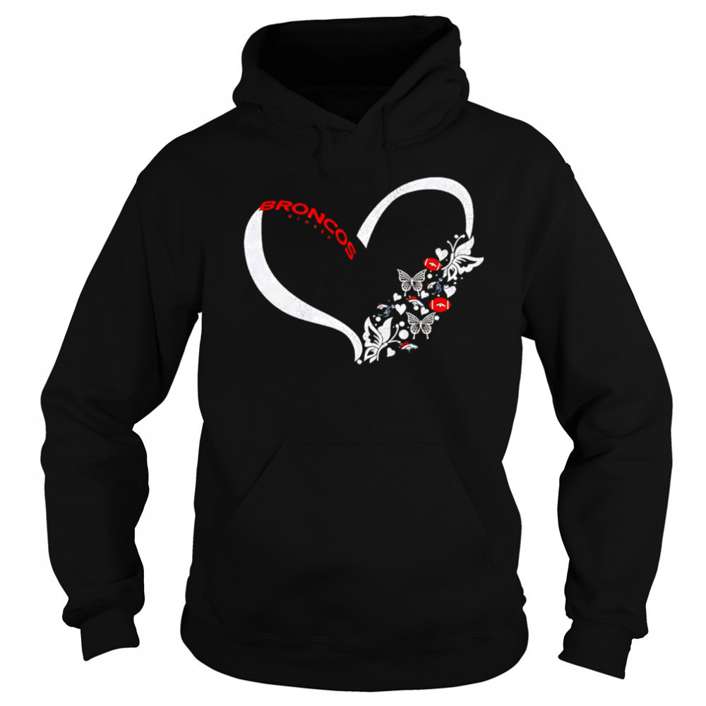 Butterflies in my stomach denver broncos NFL shirt Sweatshirt