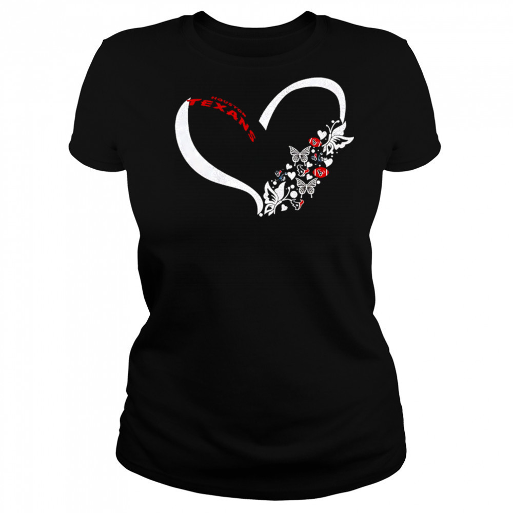 Butterflies in my stomach houston texans NFL shirt Women's T-shirt