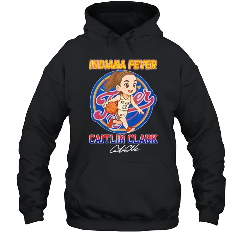Caitlin Clark Indiana Fever NBA Basketball cartoon signature shirt Hoodie