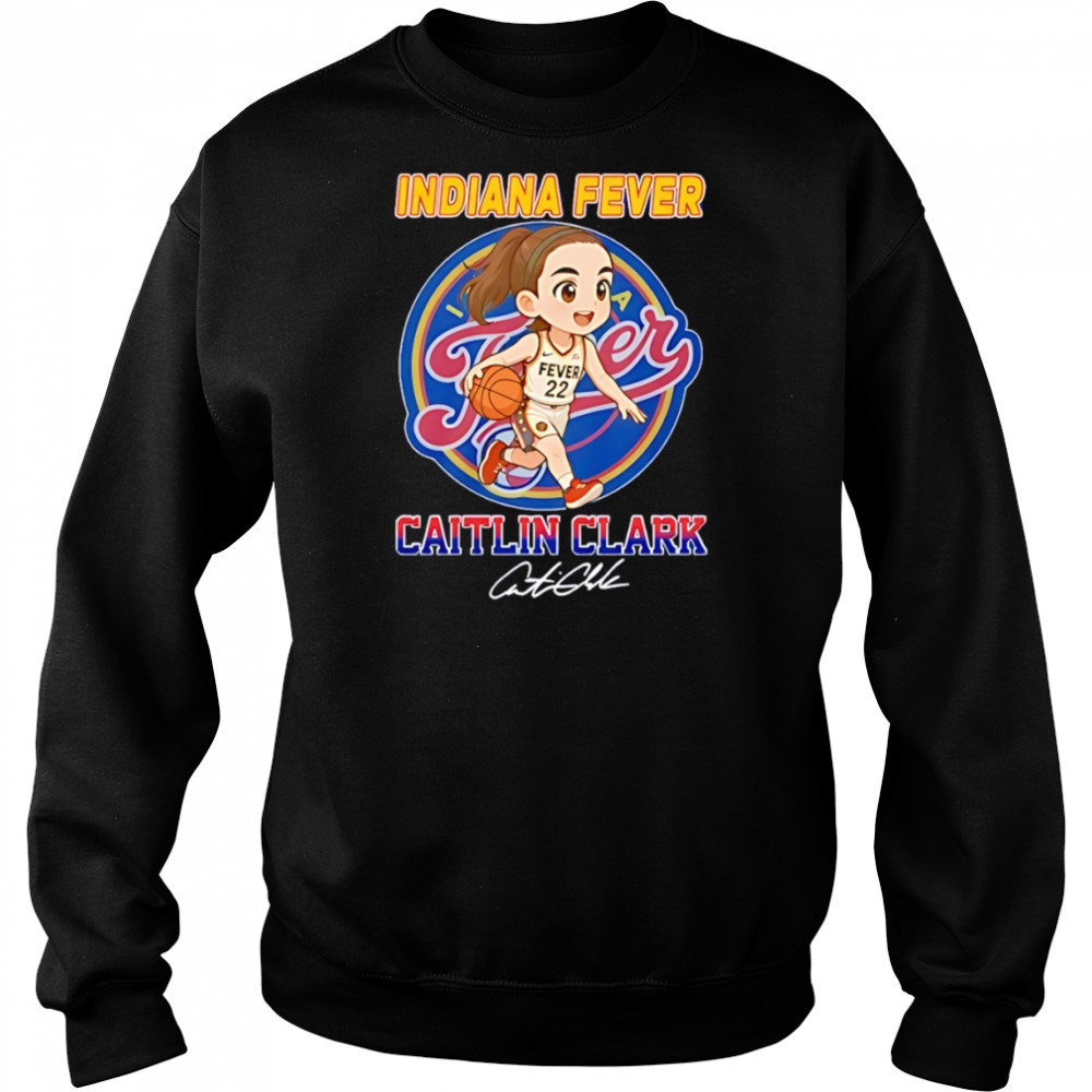 Caitlin Clark Indiana Fever NBA Basketball cartoon signature shirt Hoodie