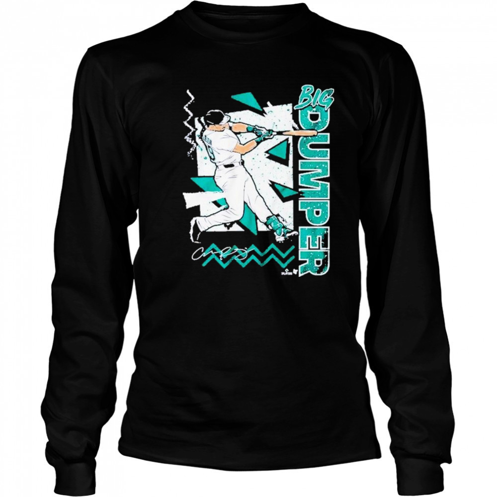 Cal raleigh big dumper 90s style signature shirt Long Sleeved