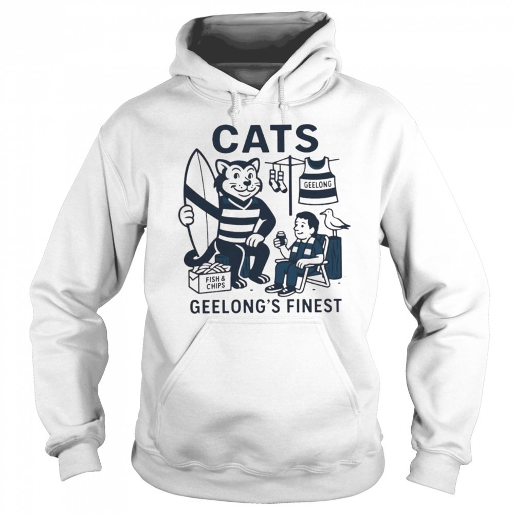 Cats Geelong’s finest cartoon shirt Sweatshirt