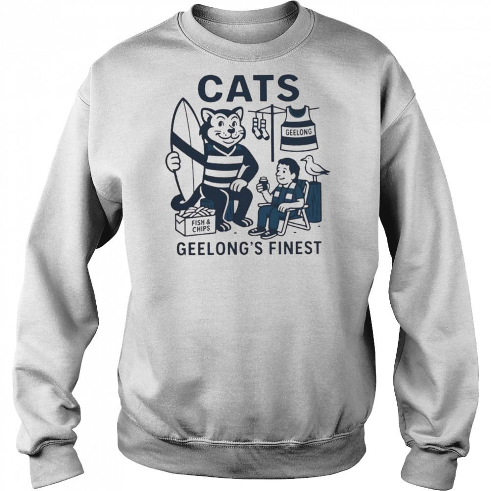 Cats Geelong’s finest cartoon shirt Hoodie