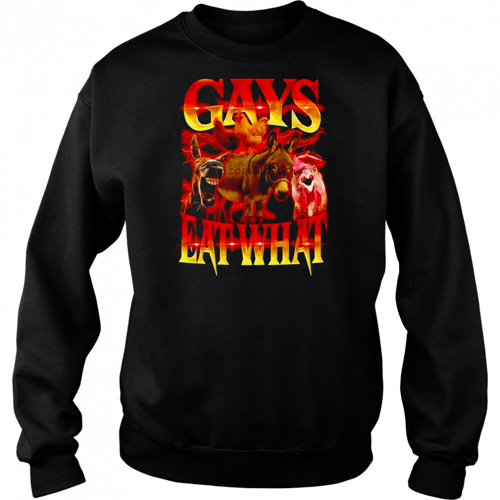 Chicken and donkey gays eat what shirt Hoodie