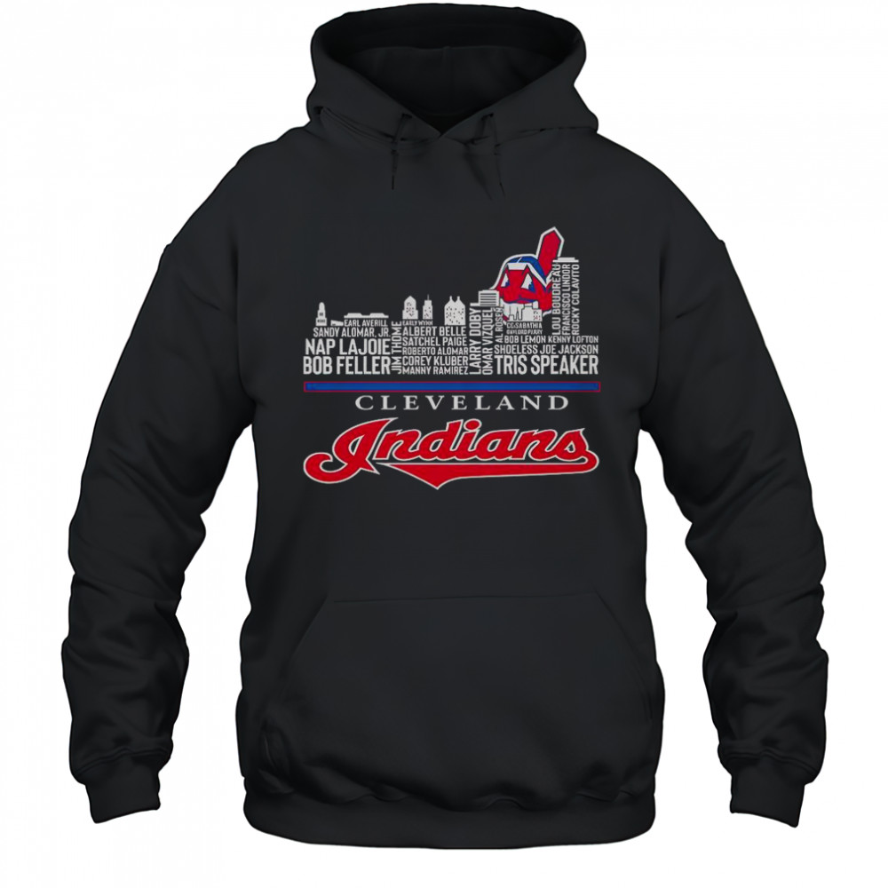 Cleveland Guardians 2025 Skyline T-Shirt Hoodie