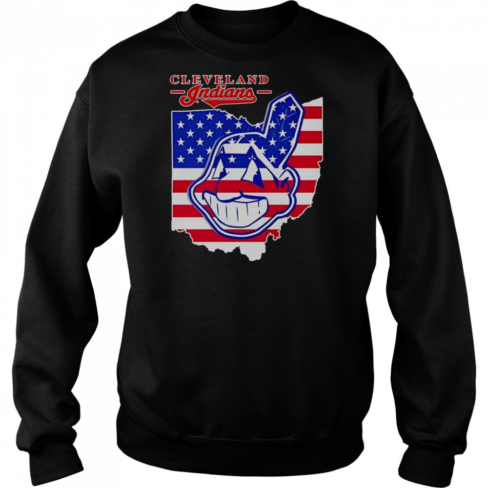 Cleveland Indians Map T-Shirt Hoodie