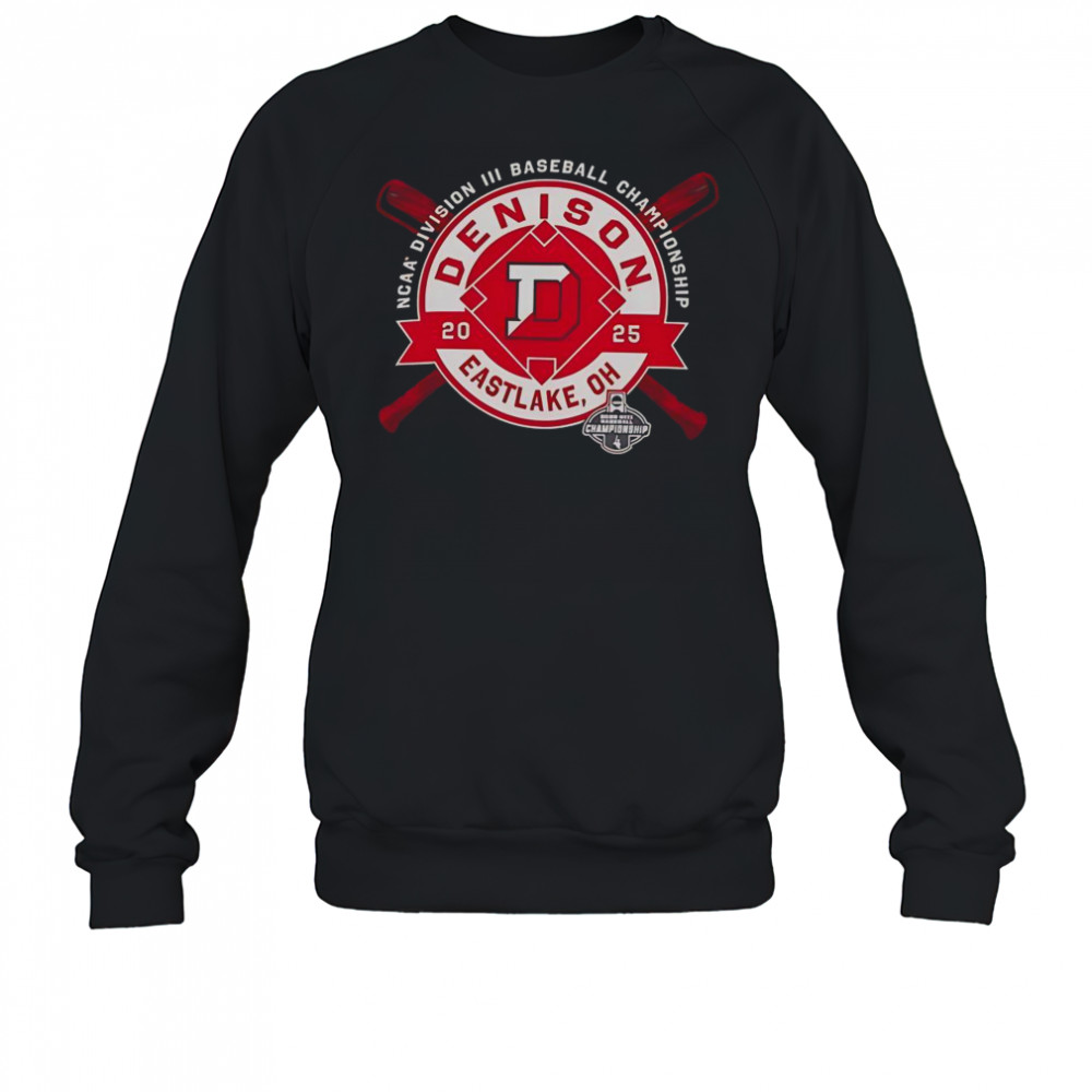 Denison University NCAA Division III Baseball Championship Eastlake OH 2025 T-Shirt Sweatshirt