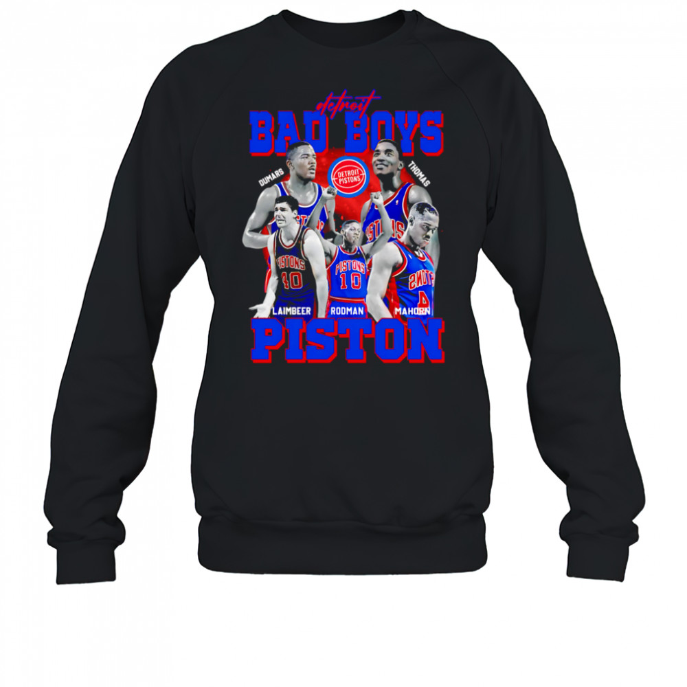 Detroit Pistons the bad boy graphic shirt Sweatshirt