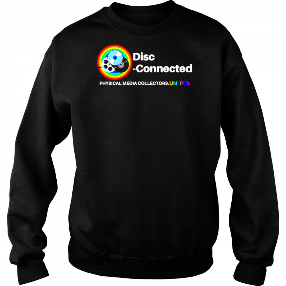 Disc Connected Physical Media Collectors.united shirt Hoodie