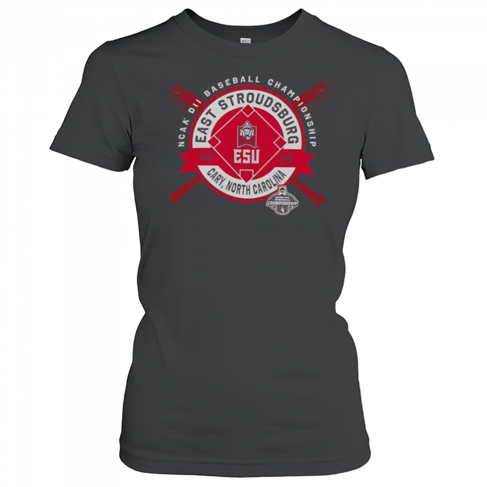 East Stroudsburg University Warriors NCAA DII Baseball Championship Cary North Carolina 2025 T-Shirt Women's T-shirt