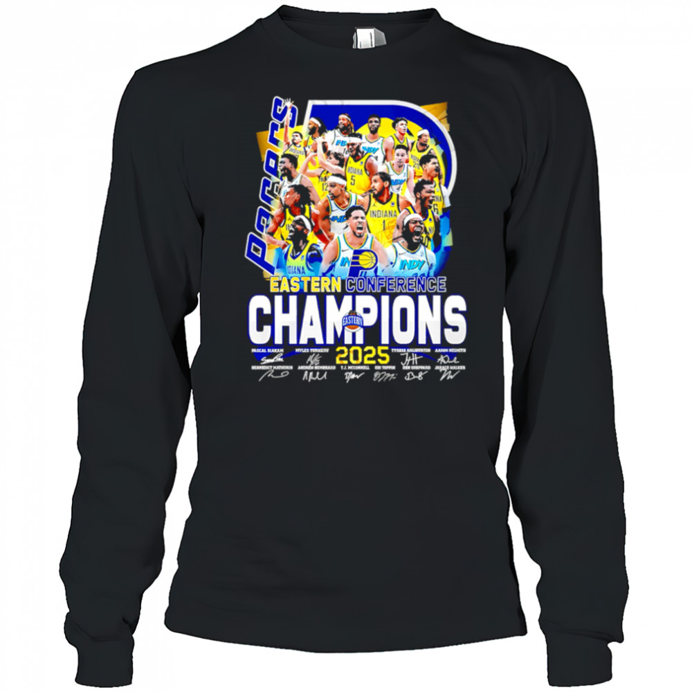 Eastern Conference Champions 2025 Indiana Pacers Limited Edition shirt Long Sleeved