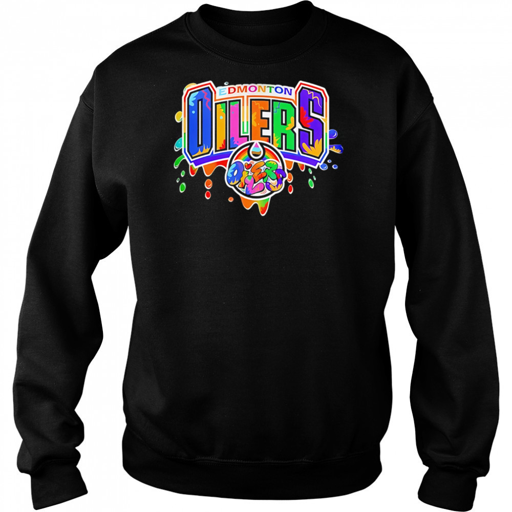 Edmonton Oilers x 2025 Pride Month Personalized Graffiti shirt Hoodie