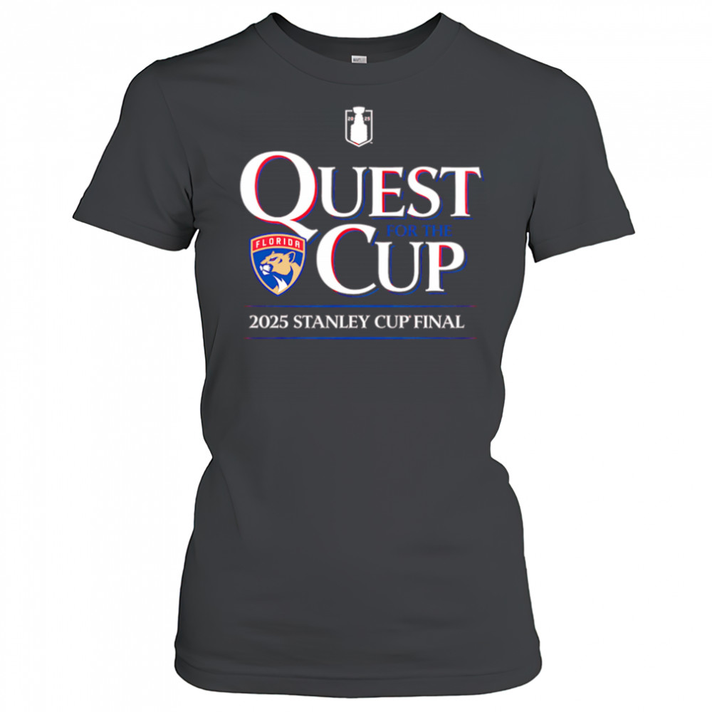 Florida Panthers 2025 Stanley Cup Final Quest for the Cup shirt Women's T-shirt