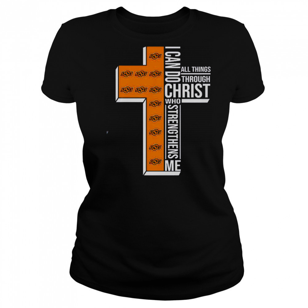 I Can Do All Things Through Christ Who Strengthens Me Oregon State Beavers Logo T-Shirt Women's T-shirt
