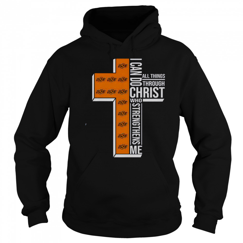 I Can Do All Things Through Christ Who Strengthens Me Oregon State Beavers Logo T-Shirt Sweatshirt