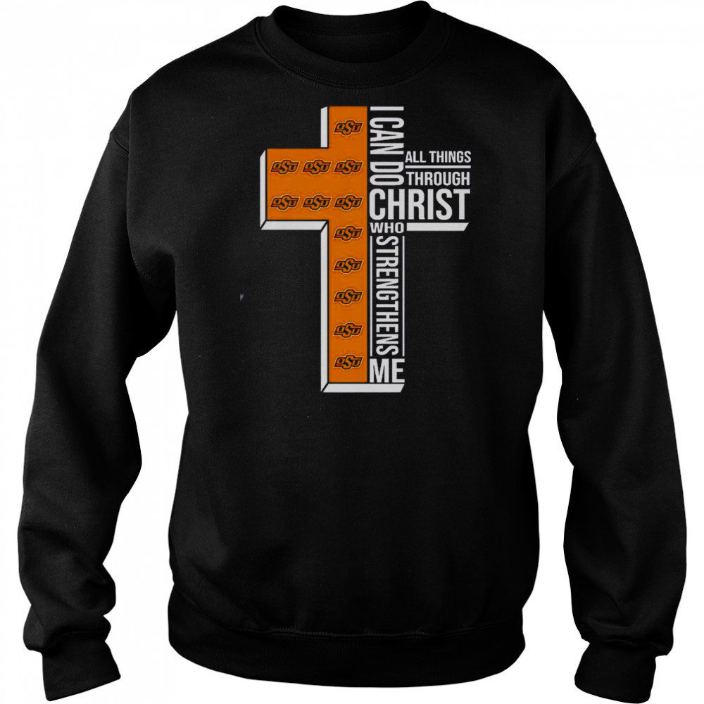 I Can Do All Things Through Christ Who Strengthens Me Oregon State Beavers Logo T-Shirt Hoodie