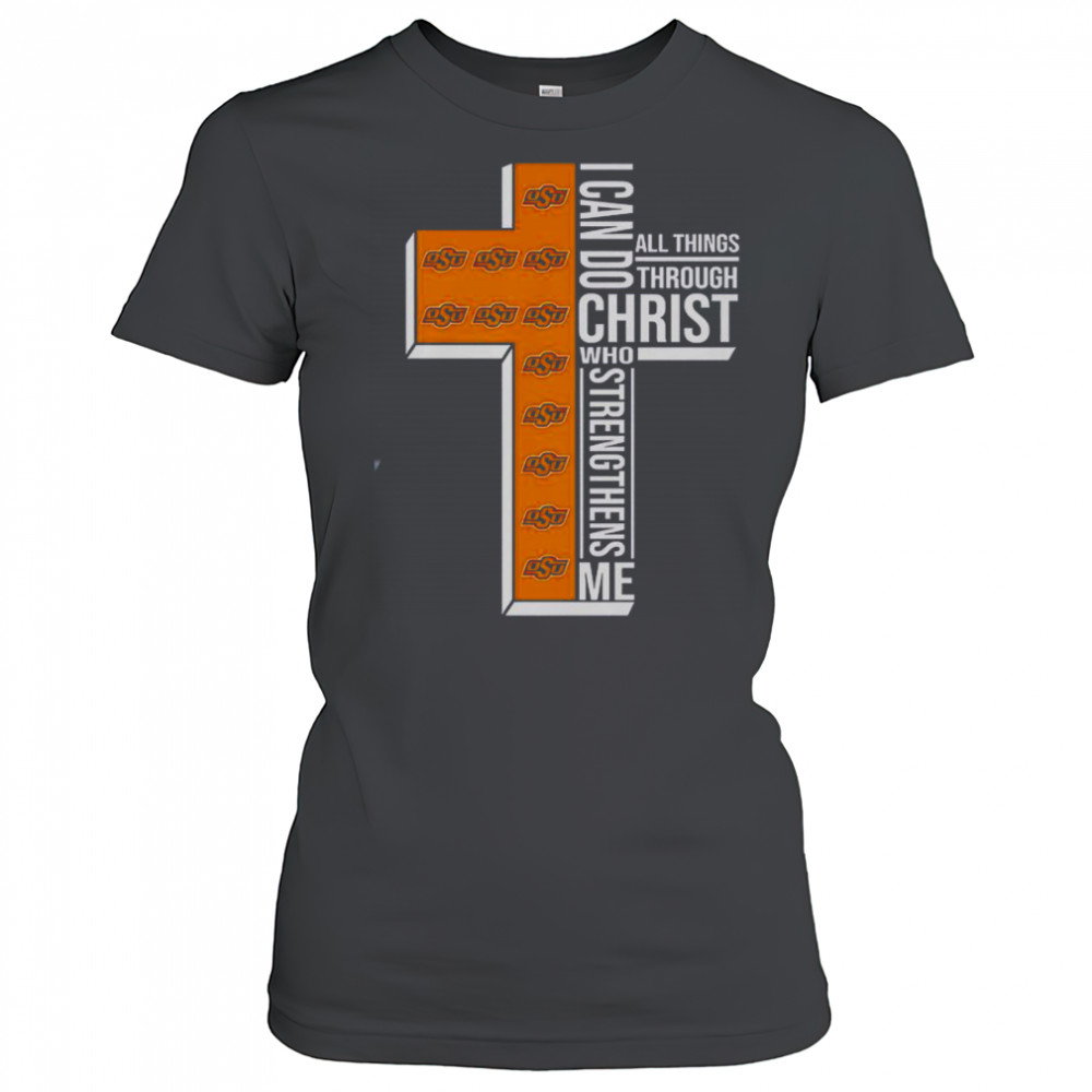 I Can Do All Things Through Christ Who Strengthens Me Oregon State Beavers Logo T-Shirt Women's T-shirt