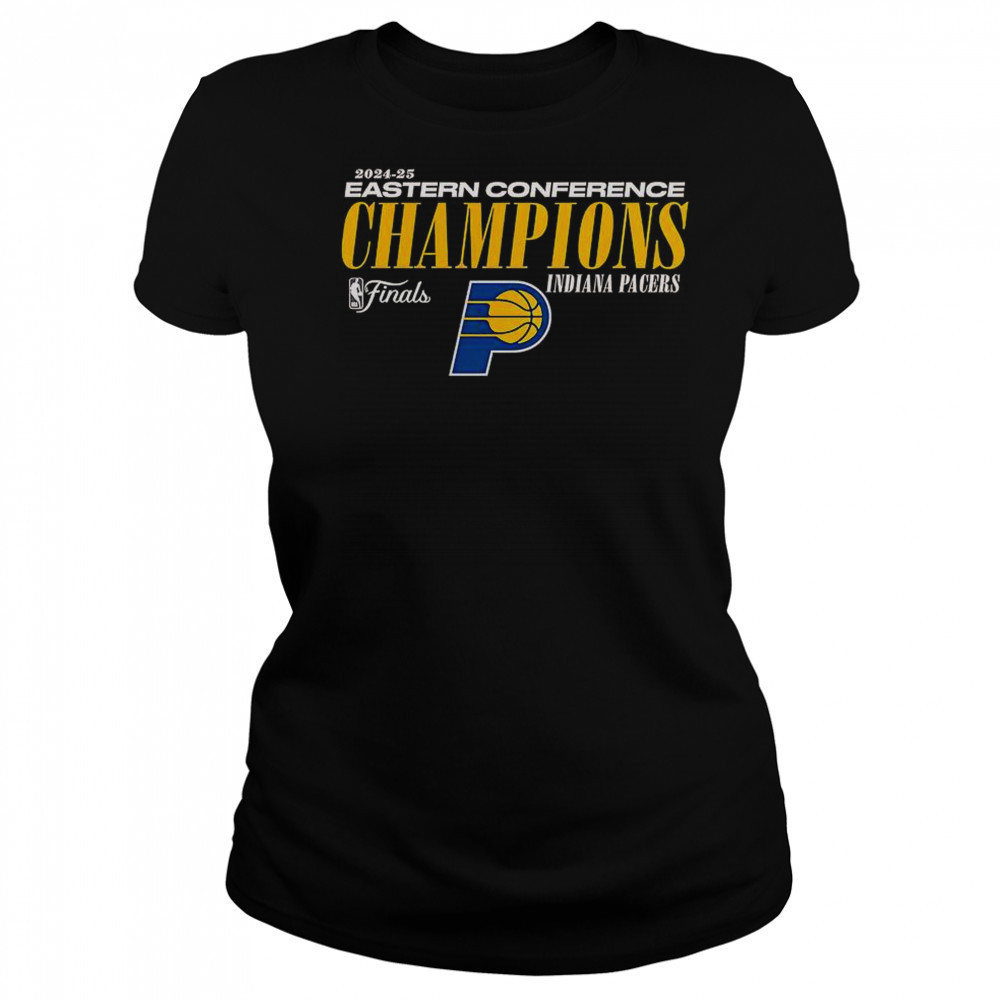 Indiana Pacers 2025 Eastern Conference Champions Basketball T-Shirt Women's T-shirt
