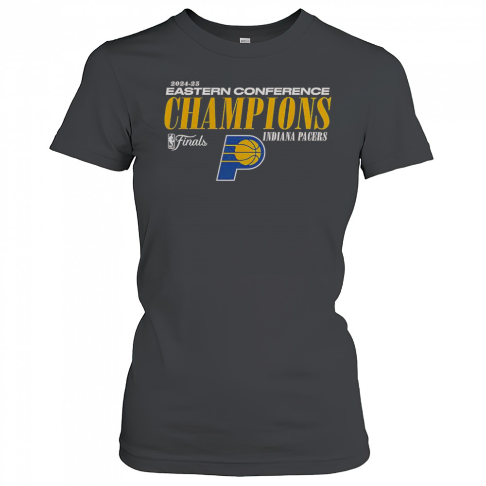 Indiana Pacers 2025 Eastern Conference Champions Basketball T-Shirt Women's T-shirt