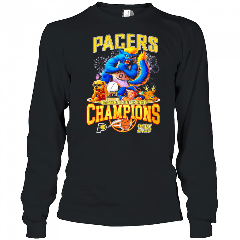 Indiana Pacers Eastern Conference Champions 2025 Limited Edition shirt Long Sleeved