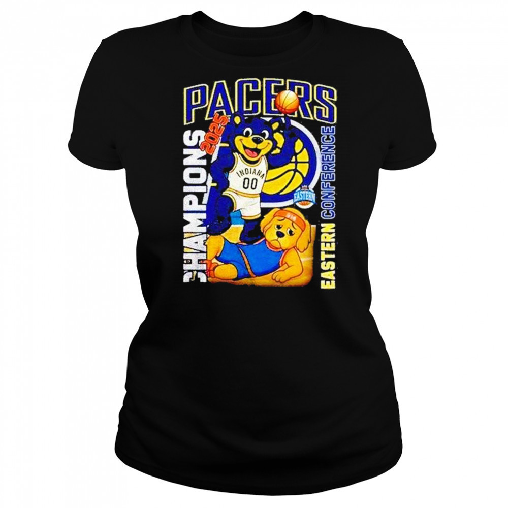 Indiana Pacers Mascot 2025 Eastern Conference Champions Shirt Women's T-shirt
