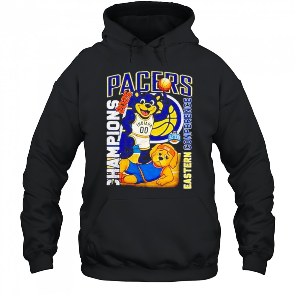 Indiana Pacers Mascot 2025 Eastern Conference Champions Shirt Hoodie