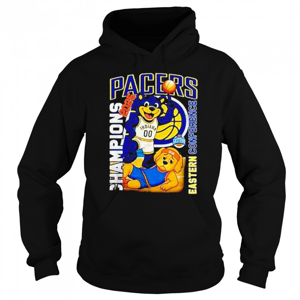 Indiana Pacers Mascot 2025 Eastern Conference Champions Shirt Sweatshirt