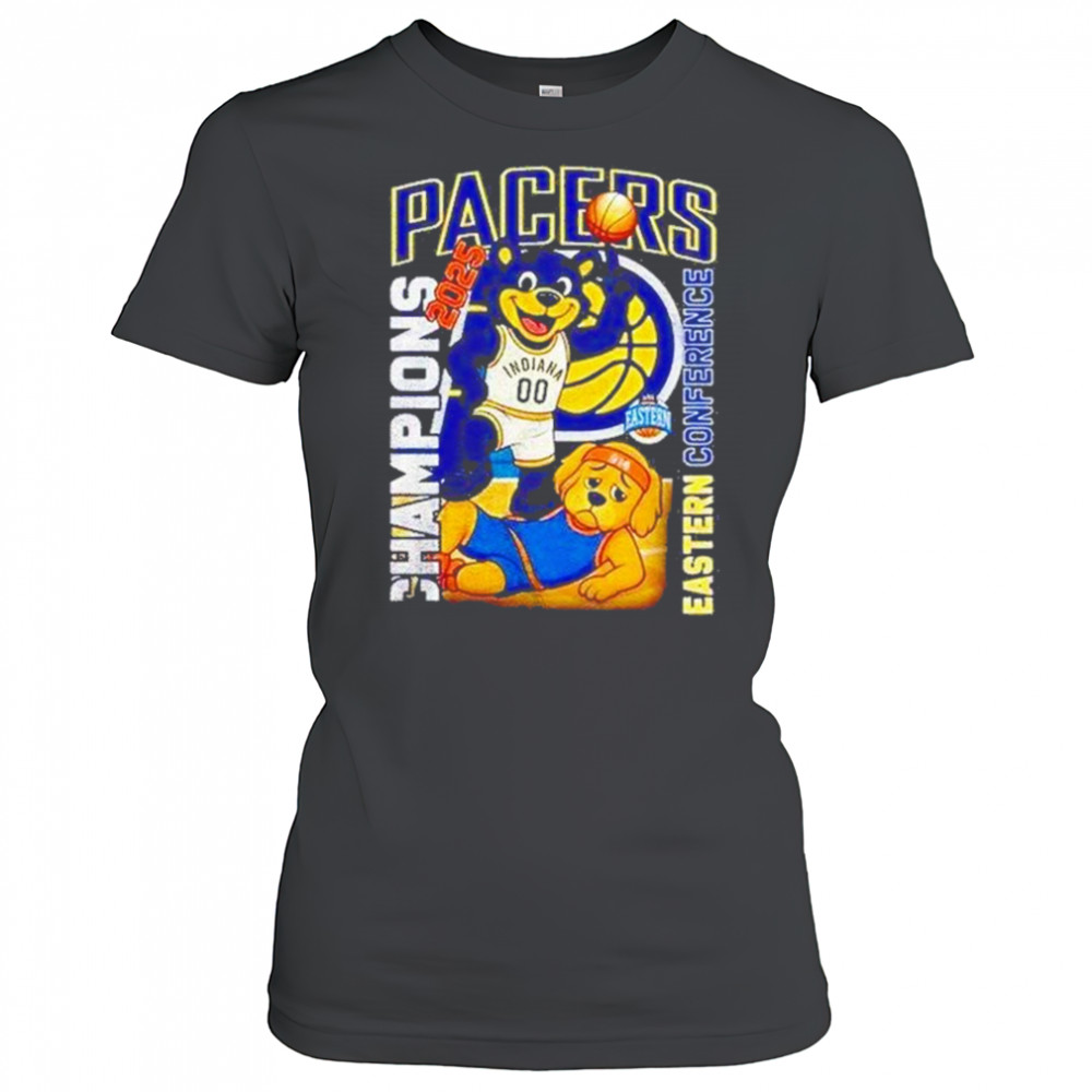 Indiana Pacers Mascot 2025 Eastern Conference Champions Shirt Women's T-shirt