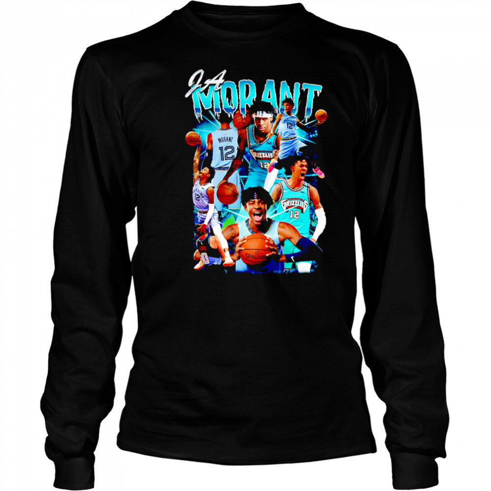 Ja Morant Memphis Grizzlies scream graphic shirt Long Sleeved