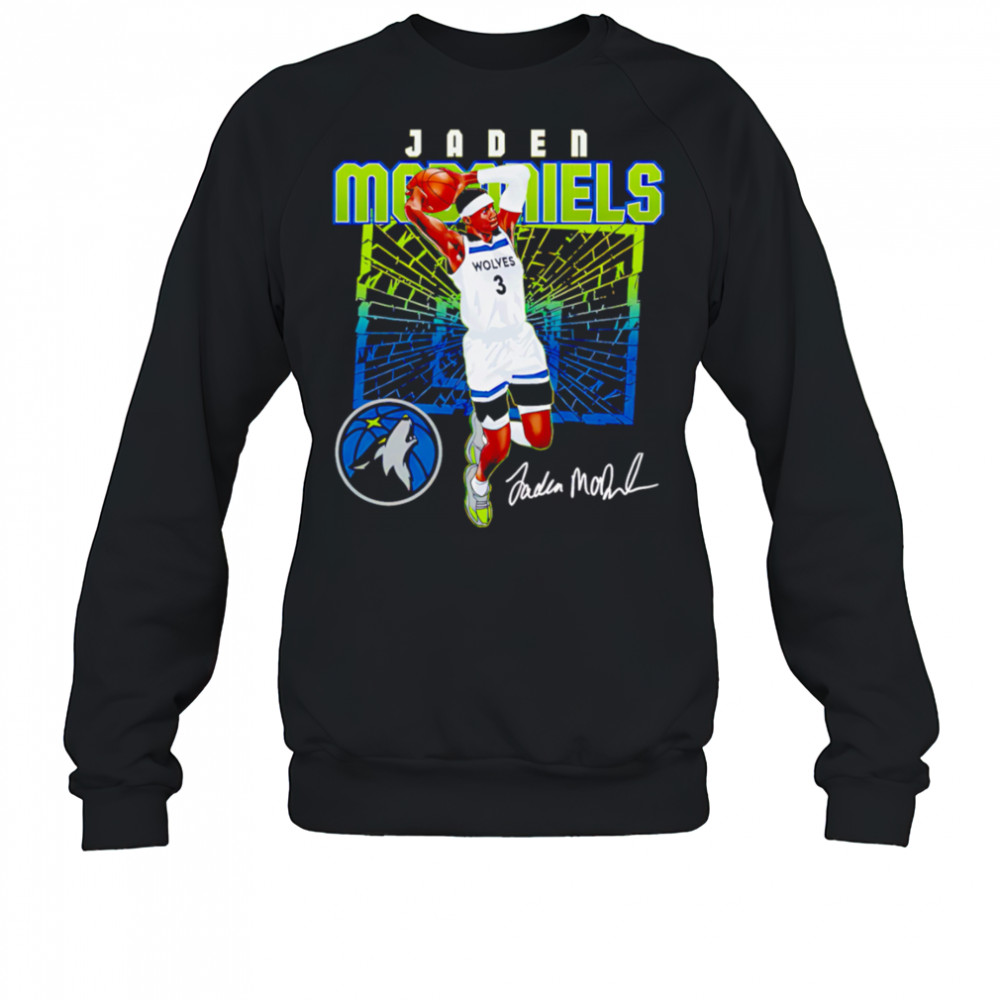 Jaden McDaniels Minnesota Timberwolves Shattered shirt Sweatshirt