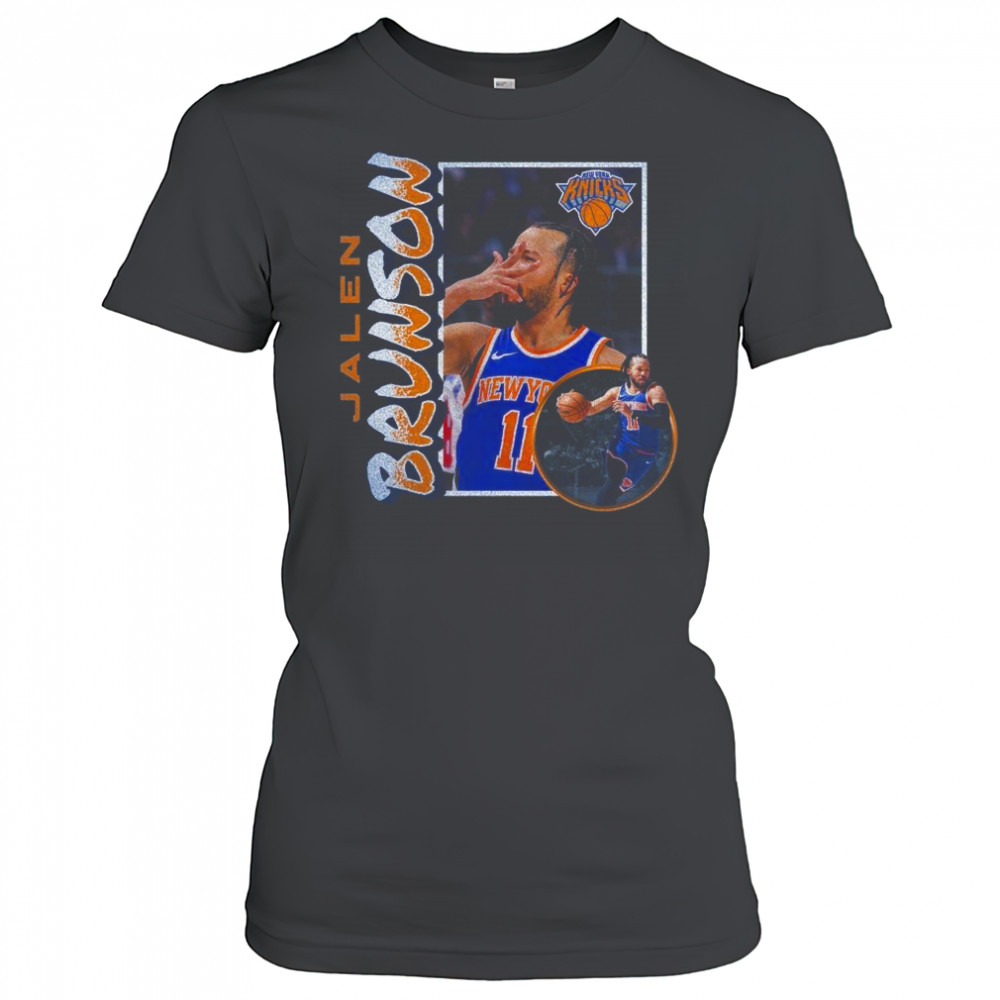 Jalen Brunson New York Knicks ’90s Player Graphic 2025 Shirt Women's T-shirt