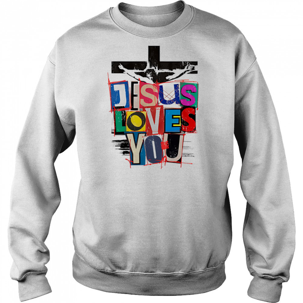 Jesus loves you pride vintage shirt Hoodie