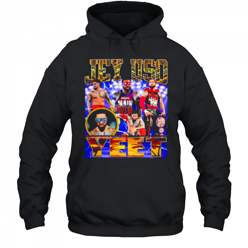 Jey Uso Yeet Wrestler Sublimation graphic shirt Hoodie