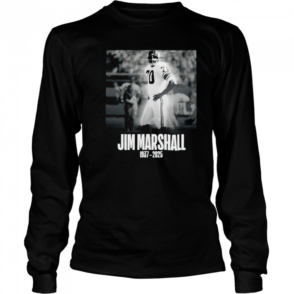 Jim Marshall 1937 2025 shirt Long Sleeved