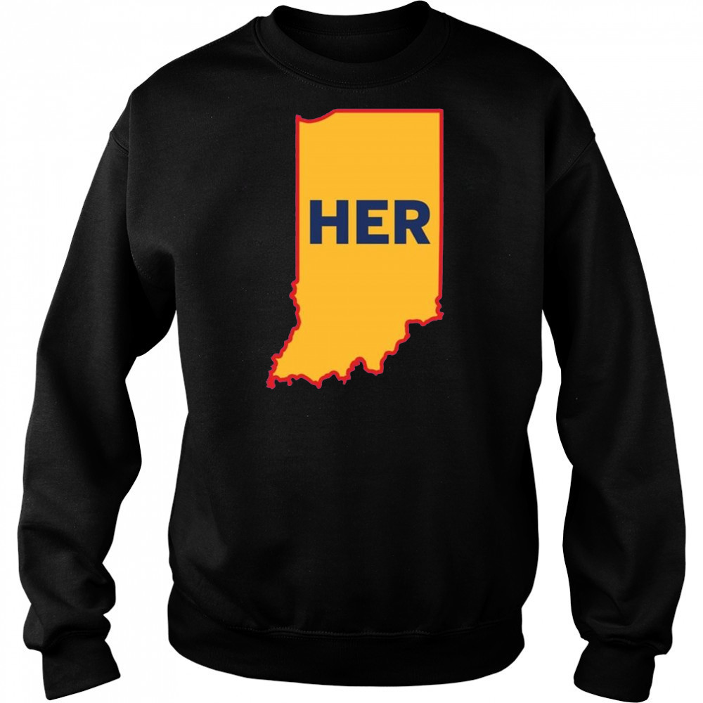 Joey Chestnut Her Indiana Map 2025 Shirt Hoodie
