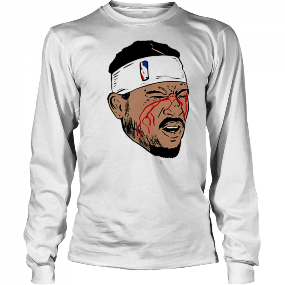 Josh Hart Knicks Playoffs head shirt Long Sleeved