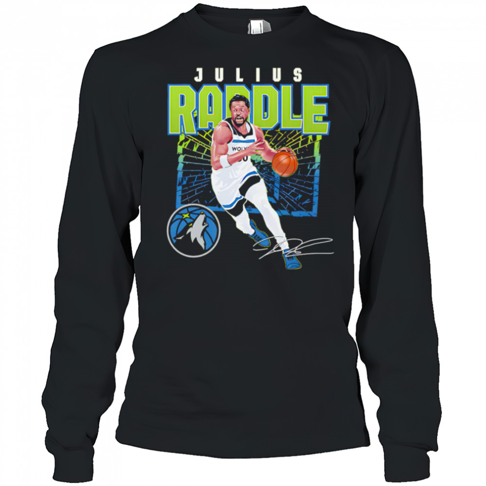 Julius Randle Minnesota Timberwolves Shattered shirt Long Sleeved