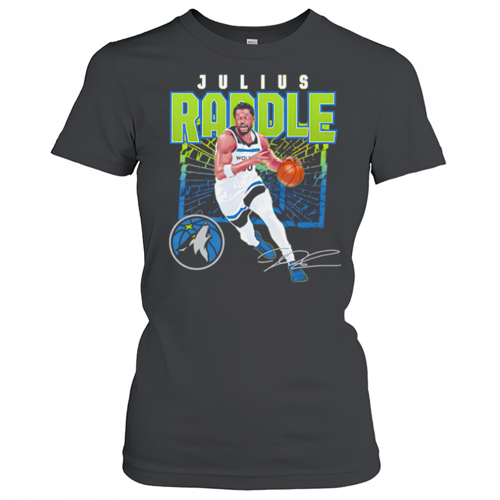 Julius Randle Minnesota Timberwolves Shattered shirt Women's T-shirt