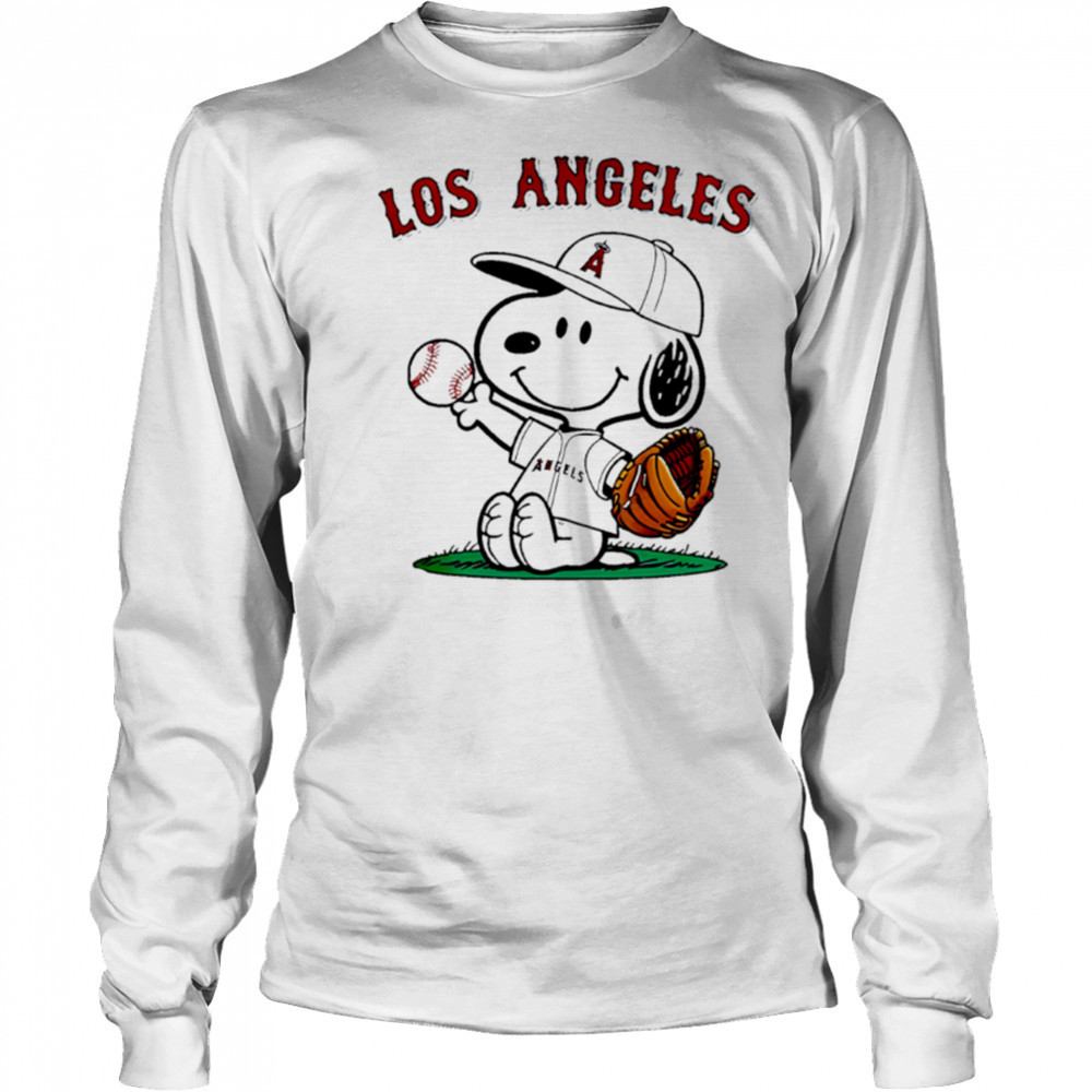 Los Angeles Angels Peanuts Snoopy 2025 shirt Long Sleeved