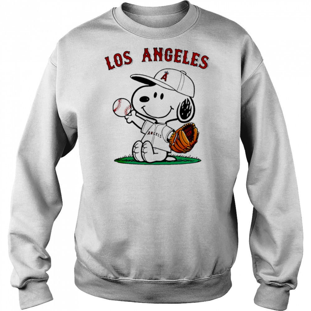 Los Angeles Angels Peanuts Snoopy 2025 shirt Hoodie