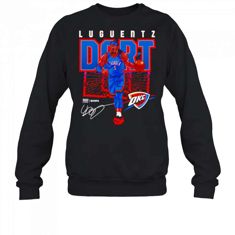 Luguentz Dort Oklahoma City Thunder Shattered shirt Sweatshirt