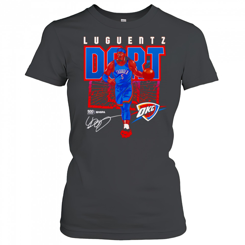 Luguentz Dort Oklahoma City Thunder Shattered shirt Women's T-shirt