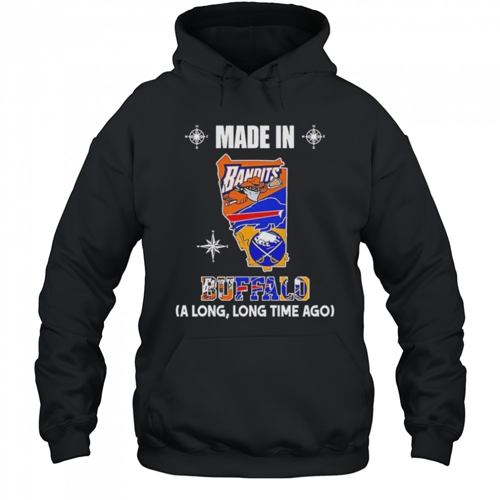 Made In Buffalo A Long And Long Time Ago Logos In Map 2025 Shirt Hoodie