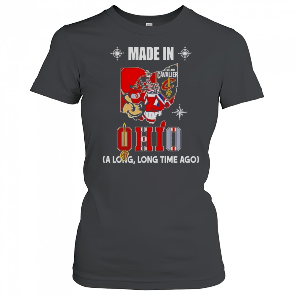 Made In Ohio A Long And Long Time Ago Logos In Map 2025 Shirt Women's T-shirt
